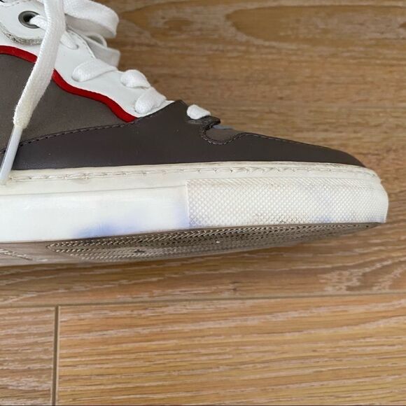 BALENCIAGA-MULTI Colour Panelled Leather High Top - Picture 6 of 16